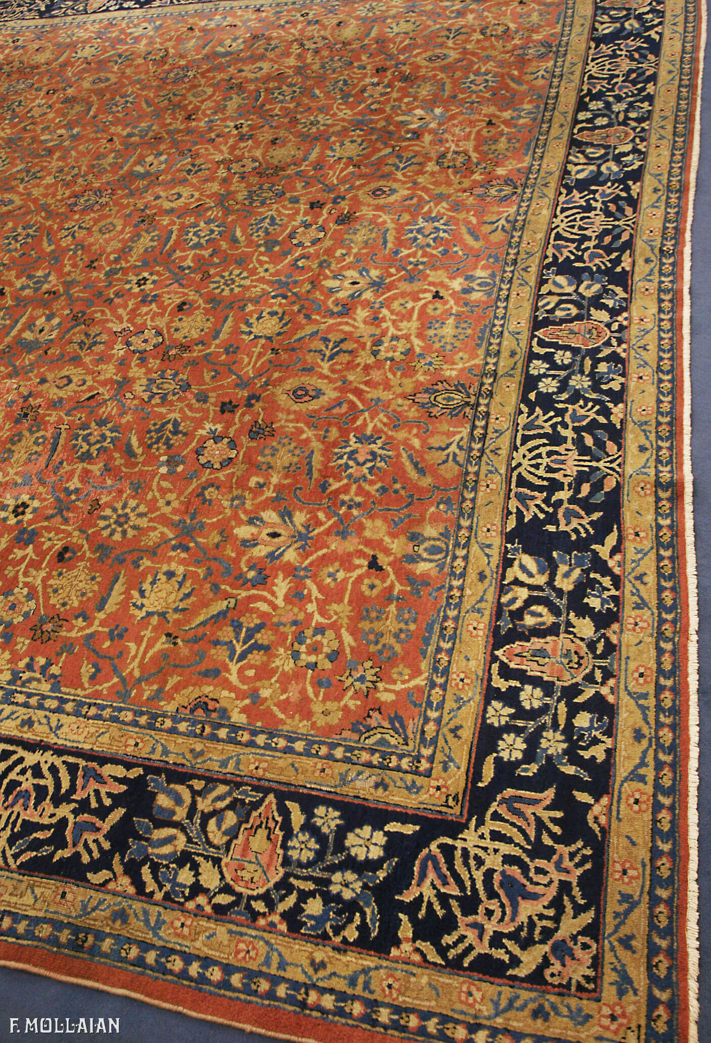 Tapis Persan Antique Tabriz n°:85607770